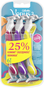 GILLETTE VENUS 3 6 szt. na Arena.pl