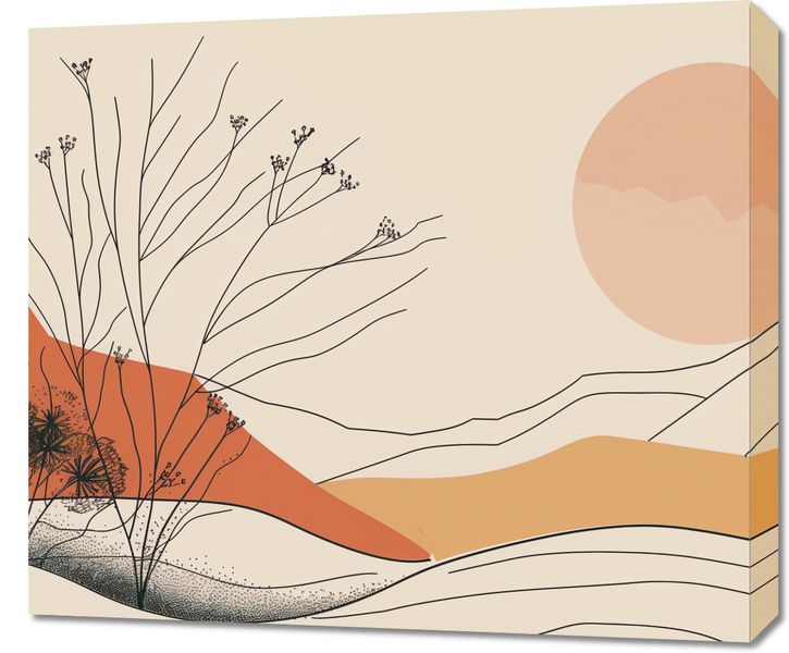 Obraz 70x60cm Pustynna Wydma zdjęcie 1