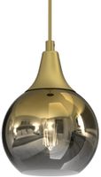 Wisząca lampa szklana Monte MLP8401 przydymiona złota
