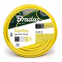 WĄŻ OGRODOWY SUNFLEX 3/4" 20m 3-WARSTWOWY ZBROJONY MOCNY SUNFLEX BRADAS