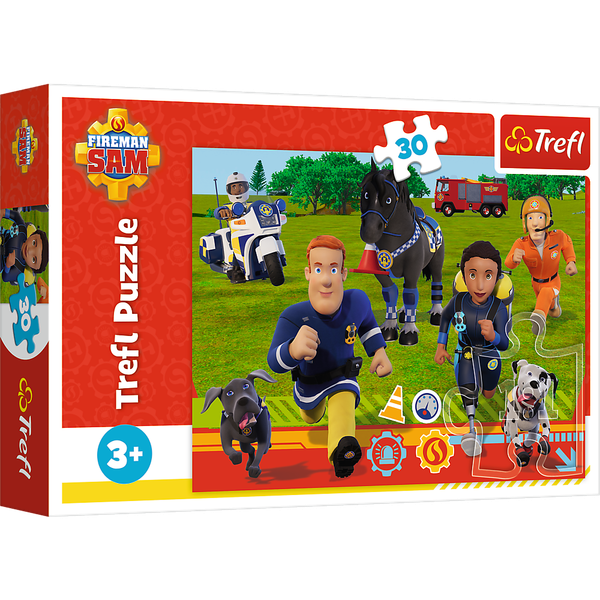 ND24_25880 Puzzle - 30 - Gotowi do pomocy Strazak zdjęcie 2