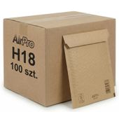 Koperty bąbelkowe ochrona przesyłek PREMIUM brązowe AirPro H18 100 szt.