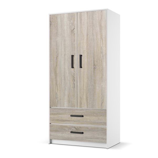 Garderoba do przedpokoju szafa na ubrania JUVE dąb sonoma szuflady zdjęcie 4