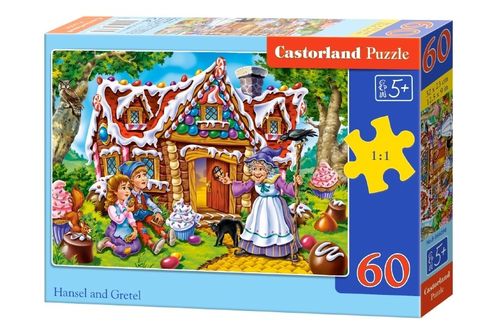 Castor Puzzle 60 elementów - Jaś i Małgosia na Arena.pl