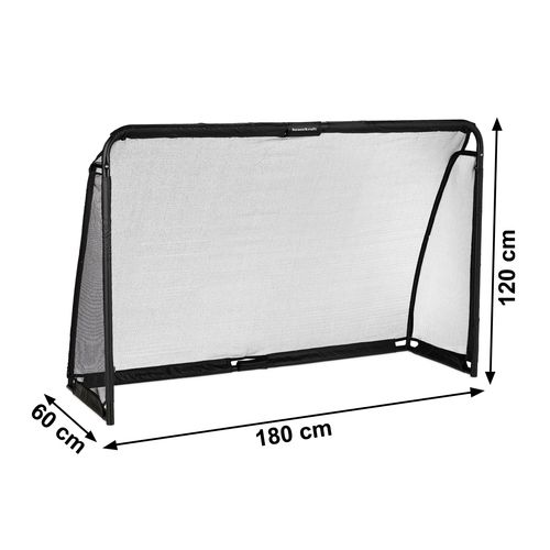 Metalowa bramka piłkarska z siatką treningowa do gry w piłkę nożną 180x120 na Arena.pl