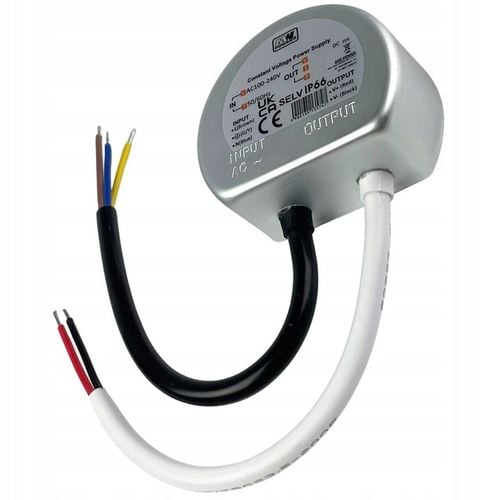 Zasilacz 12V LED Dopuszkowy Do Puszki Puszkowy 60W 5A Do Taśmy na Arena.pl