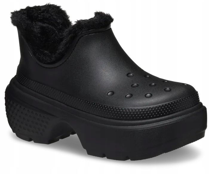 Crocs Damskie Ocieplane Botki Na Platformie Stomp Lined Shorty Boot 42-43 zdjęcie 3