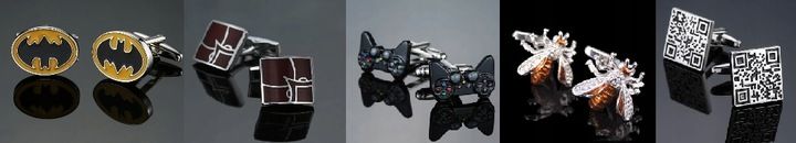 Spinki do mankietów wzór PAD zdjęcie 4