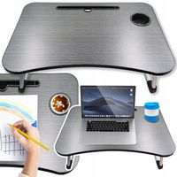 STOLIK SKŁADANY ŚNIADANIOWY PODSTAWKA POD LAPTOPA DO ŁÓŻKA TACA NA NÓŻKACH