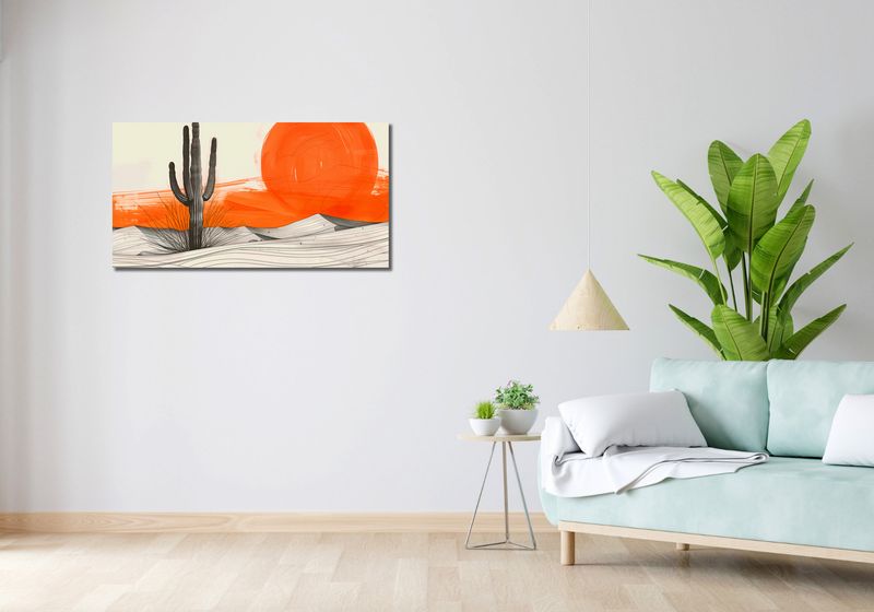 Obraz 100x50cm Kaktus Saguaro zdjęcie 2