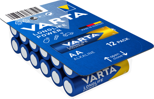 Baterie VARTA Longlife Power AA 1,5V R6 LR06 Alkaliczne 12 szt. zdjęcie 1