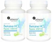 Aliness BETAINE HCL PEPSYNA Trawienie Betaina Metabolizm Trawienie Senność