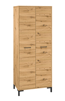 Szafa 2- Drzwiowa 2D 80 cm Dąb Artisan NIVA ML