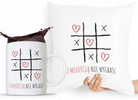 Zestaw Poduszka + Kubek Walentynki Dla Dziewczyny Z Nadrukiem Ze Zdjęciem