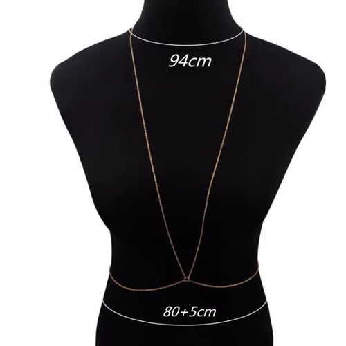 Biżuteria Łańcuszek BOHO do Stroju Kąpielowego Bikini dla Gwiazd Modny Gold na Arena.pl