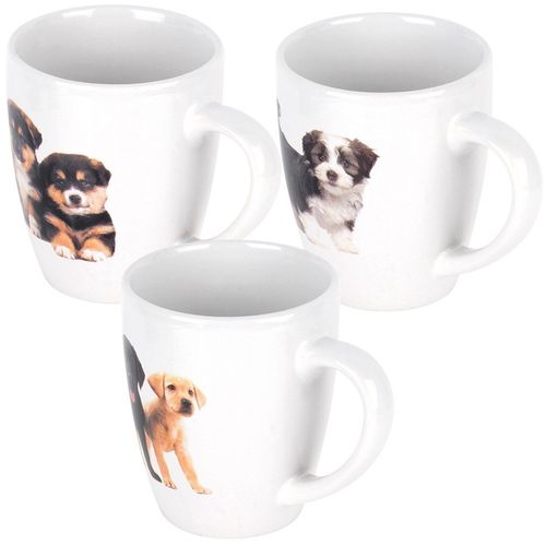 Kubki ceramiczne psy 220 ml 3 szt. na Arena.pl