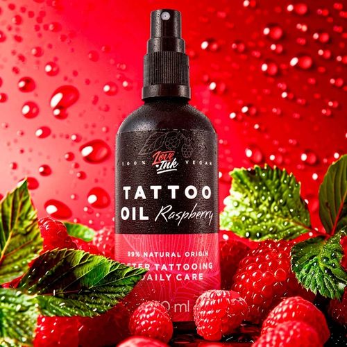 Olejek do Pielęgnacji Tatuażu Loveink Tattoo Oil Raspberry 100ml na Arena.pl