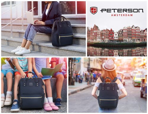 plecak materiałowy ptn alfa-6010 navy na Arena.pl