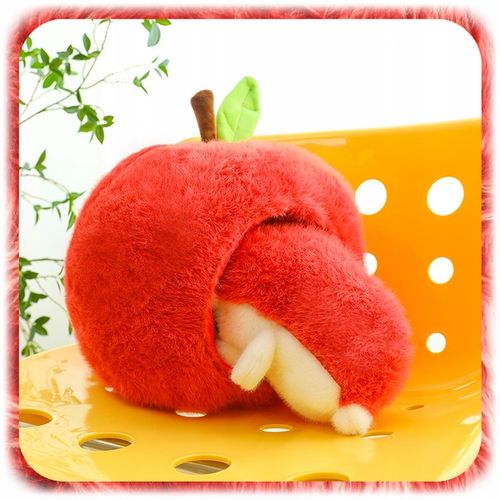 MASKOTKA JEŻ Pluszowy PLUSZAK JEŻYK w Jabłku Poduszka DOMKU dla dzieci 30cm na Arena.pl