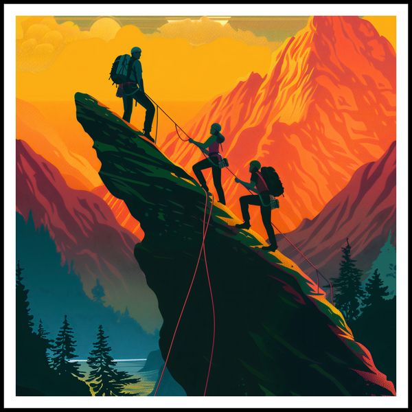 Plakat 100x100cm U Szczytu zdjęcie 3