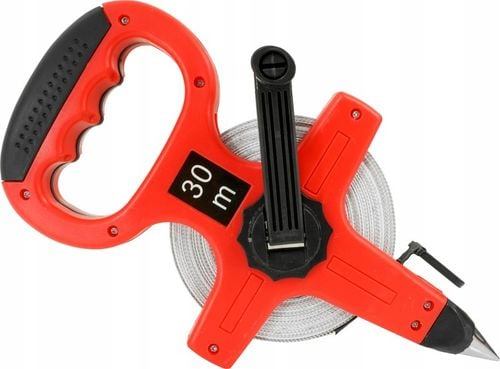 MIARA TAŚMA MIERNICZA METRÓWKA TAŚMOWA ZWIJANA MIARKA Z UCHWYTEM na Arena.pl