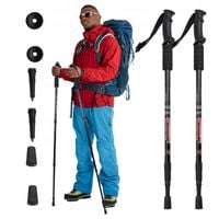 2 X KIJKI DO CHODZENIA NORDIC WALKING KIJE REGULOWANE SKŁADANE