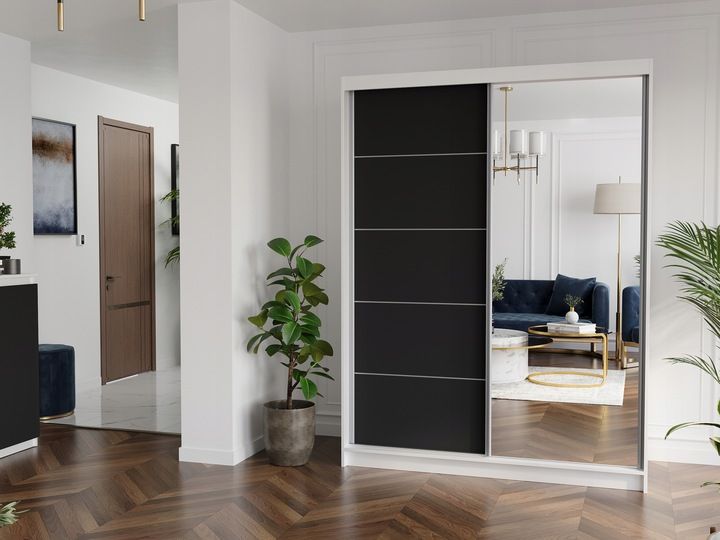 Szafa przesuwna Rivano I 150 cm z lustrem zdjęcie 10