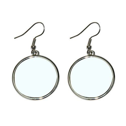 Kolczyki kółka Sublimacja Termotransfer zdjęcie 1