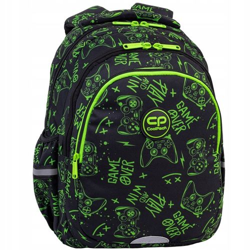 PLECAK SZKOLNY TORNISTER GRA DLA CHŁOPCA GAME NIGHT CZARNY PADY na Arena.pl
