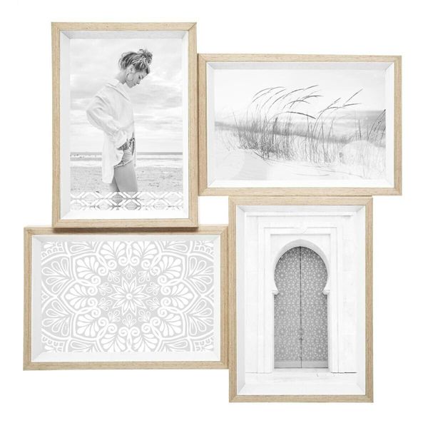 Ramka na 4 zdjęcia Moly biała zdjęcie 1