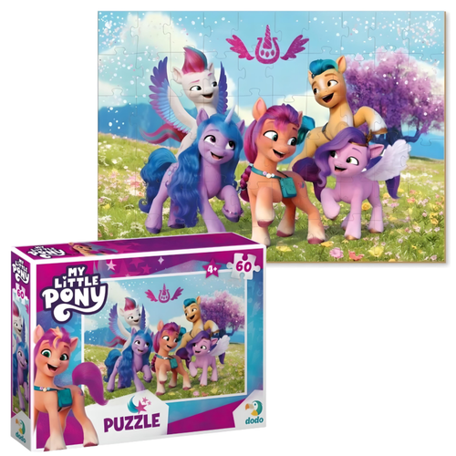 Puzzle My Little Pony 60 Elementów Urocza Układanka Dla Dzieci Kucyki na Arena.pl