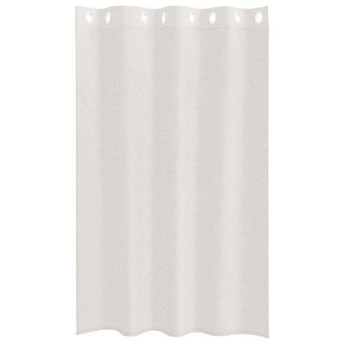 Zasłony z zasłonami 2 pcs Kremowy Poliester na Arena.pl