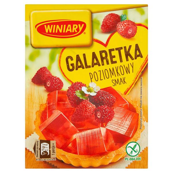 Winiary Galaretka poziomkowy smak 71 g zdjęcie 1
