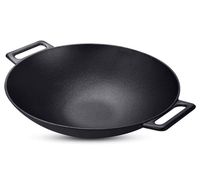 kichly wok żeliwny, szef kuchni, jakość 30,5 cm