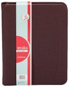 TECZKA A4 709 NA SUWAK Z KALKULATOREM BRĄZOWA ANTRA