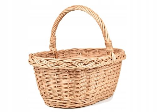 Kosz WIKLINOWY na GRZYBY eco Koszyk do lasu, zbioru GRZYBOBRANIE na Arena.pl