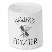 Skarbonka Fryzjera Fryzjerki Najlepszy Fryzjer Z Nadrukiem Ze Zdjęciem