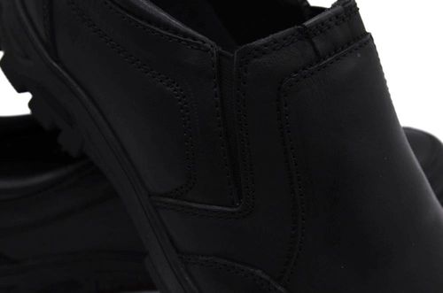 Mokasyny męskie wsuwane American Club CY104/24 - czarne 43 na Arena.pl