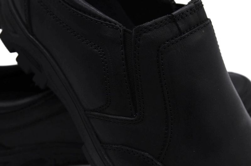 Mokasyny męskie wsuwane American Club CY104/24 - czarne 43 zdjęcie 4