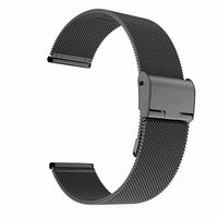 Pasek do Forever ForeVive SB-320 metalowy bransoleta opaska czarny 20mm