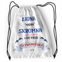 Plecak Dla Sexworkerki Sportowy Szkolny Worek Z Nadrukiem Ze Zdjęciem