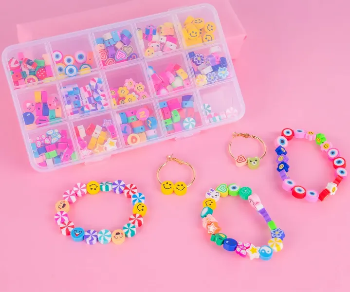 Zestaw do Robienia Bransoletek Naszyjników 300 el. zdjęcie 5