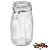 Pojemnik szklany hermetyczny słoik z klamrą 1450 ml silikonowa uszczelka