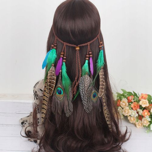 Pióropusz OPASKA do Włosów PAW Piórka A4 na Arena.pl