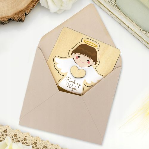 PROŚBA O BYCIE CHRZESTNYM pytanie nadruk aniołek na Arena.pl