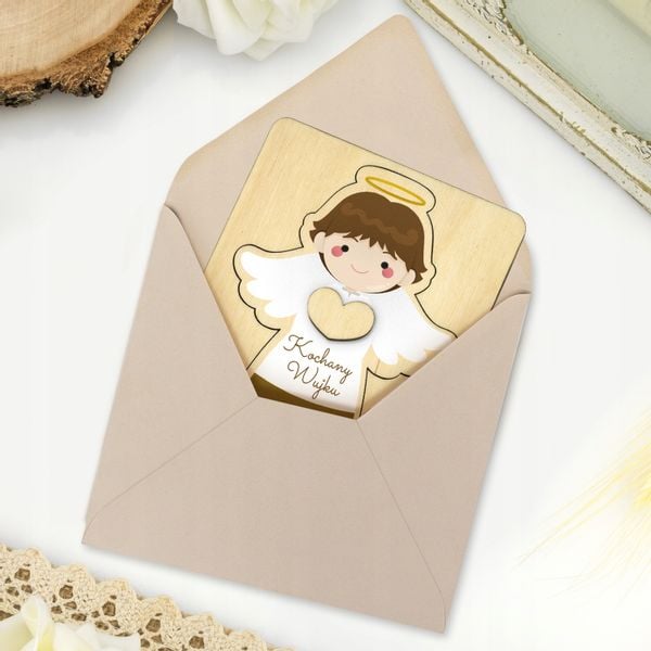 PROŚBA O BYCIE CHRZESTNYM pytanie nadruk aniołek zdjęcie 6