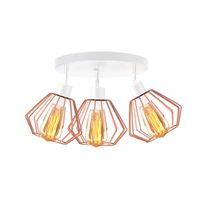 Plafon 3-płomienny loft regulowany GIJON LOFT