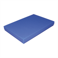 Opakowanie 350x240x40mm - niebieski, karton ozdobny