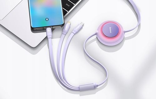 Kabel USB 3w1 Baseus Bright Mirror 3 USB-C 66W na Arena.pl