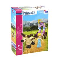 klocki girl princess powóz 92 elementów alleblox
